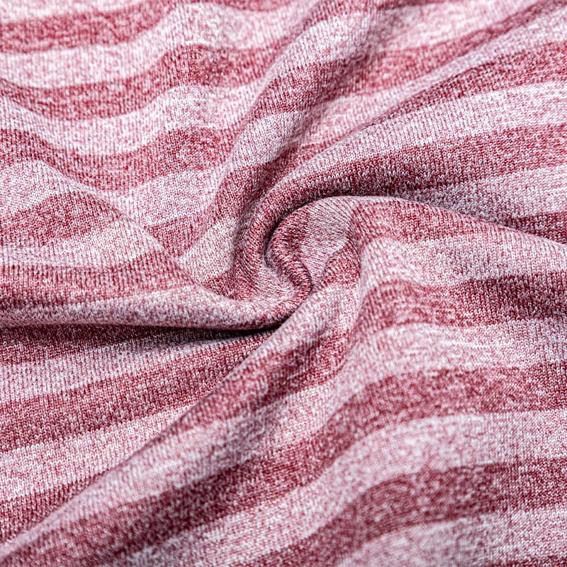 100 % Polyester-Single-Jersey mit CD-Streifen